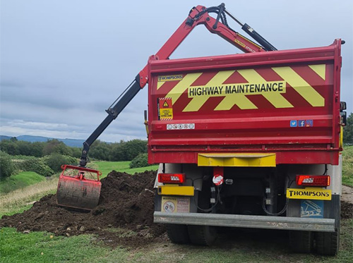 grabber truck hire carmarthenshire